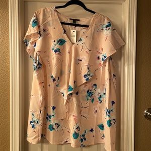 Lane Bryant Pink Blouse 24